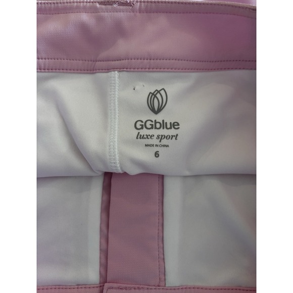 GG Blue Boca Women's Golf Skort Pink & Black kick pleat sz 6. Very Cute, Pockets - Picture 8 of 9